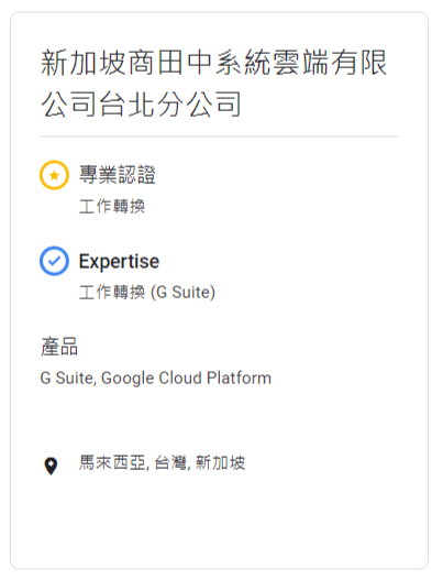 Google Cloud Partner「工作模式轉型」專業認證