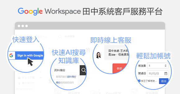 Google Workspace客戶服務平台正式上線！拉近與您的距離