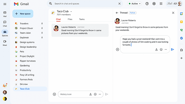 Google Cloud Next'22大會公佈多項Google Chat的更新功能