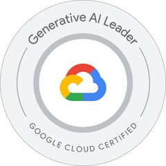 Google Cloud Generative AI Leader 認證徽章