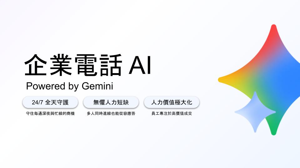 企業電話 AI 服務資料封面